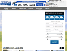 Tablet Screenshot of perpignancampingcars.com